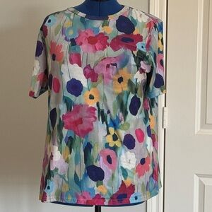 Floral Multicolor Women's Top